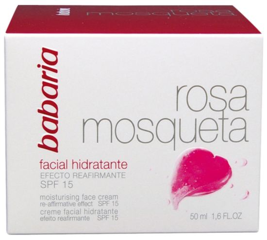 Feuchtigkeitsspendende Gesichtscreme SPF 15 Rosa Mosqueta 50 ml
