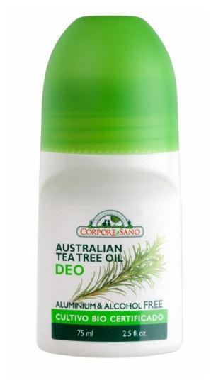 Deodorant mit australischem Teebaumöl 75 ml aufrollen