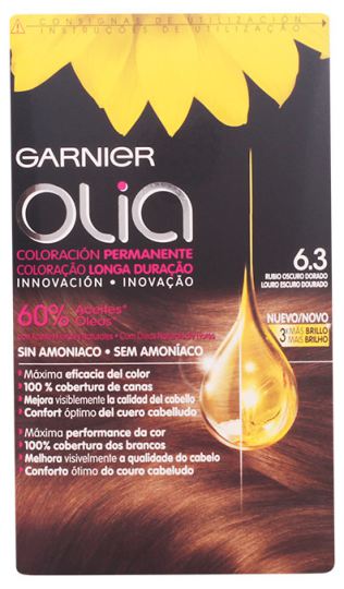 Olia Dark Blonde Gold Dye 6.3 Olia Dark Blonde Gold Dye 6.3