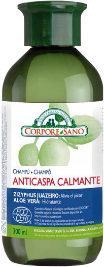 Ecocert Beruhigendes Antischuppenshampoo - 300 Milliliter Ecocert Beruhigendes Antischuppenshampoo - 300 Milliliter