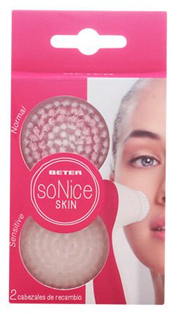 So Nice Skin Ersatzkopf-Gesichtsbürste 2 Stück So Nice Skin Ersatzkopf-Gesichtsbürste 2 Stück