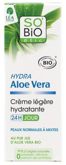 Hydra Aloe Vera Light Cream feuchtigkeitsspendend 24h Tag 50 ml