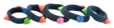 Elastische Pop-Haargummis mit Dreiecken 5 Einheiten Elastische Pop-Haargummis mit Dreiecken 5 Einheiten