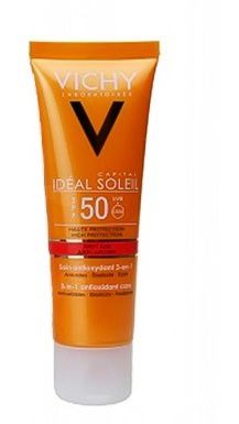 Ideales Soleil Anti-Aging mit Farbe 3 in 1 spf 50 von 50 ml Ideales Soleil Anti-Aging mit Farbe 3 in 1 spf 50 von 50 ml