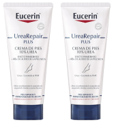 Fußcreme 100 + 100 Milliliter macht Schwielen und Fersen mit verdickter Haut weich Fußcreme 100 + 100 Milliliter macht Schwielen und Fersen mit verdickter Haut weich