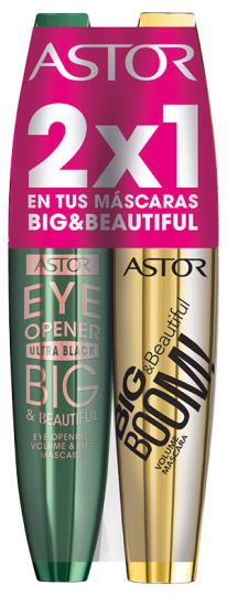Astor Wimpernmaske Pack gro&szlig; und sch&ouml;n 2 St&uuml;ck