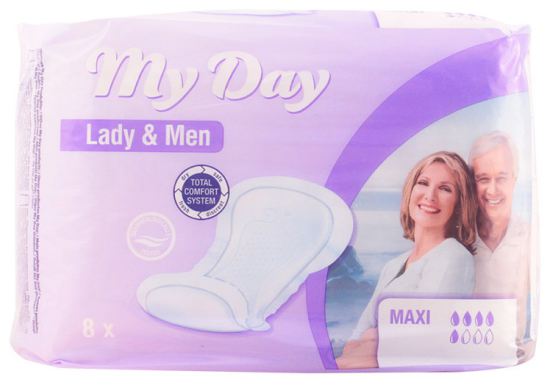 Lady & Man Maxi Inkontinenz Komprimiert 8 uds Lady & Man Maxi Inkontinenz Komprimiert 8 uds