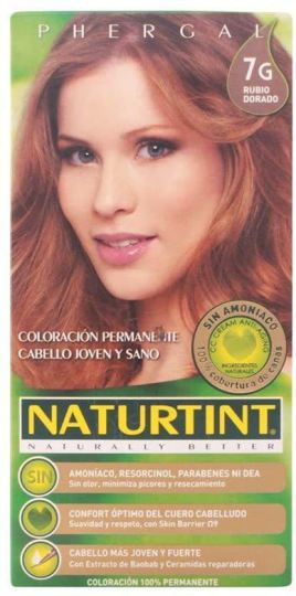 Permanente Tinte 7 g Rubio Dorado 165 ml Permanente Tinte 7 g Rubio Dorado 165 ml