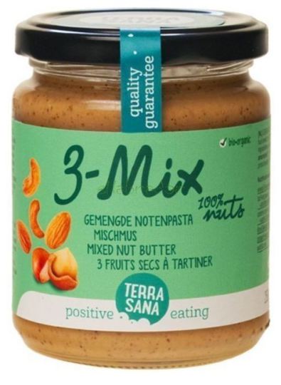 3Mix Erdnussfreie Trockenfruchtcreme 250 gr