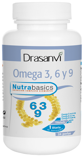 Nutrabasic Omega 3, 6 und 9, 24 Perlen Nutrabasic Omega 3, 6 und 9, 24 Perlen