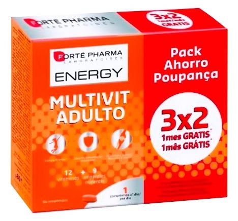 Energy Multivitamin Adults 30 Tabletten Energy Multivitamin Adults 30 Tabletten