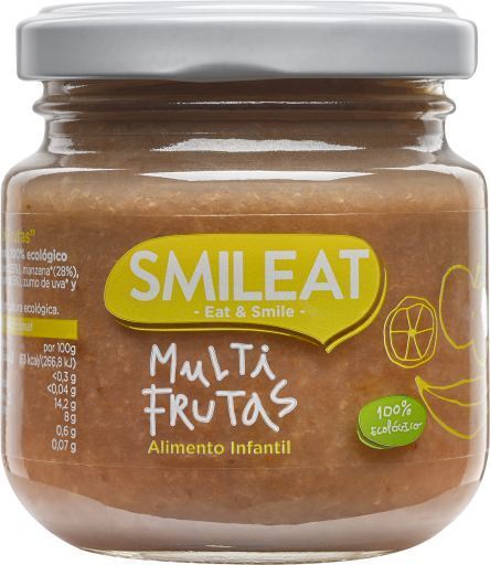 SMILEAT &Ouml;kologische Multifruit Tarrito 130 gr