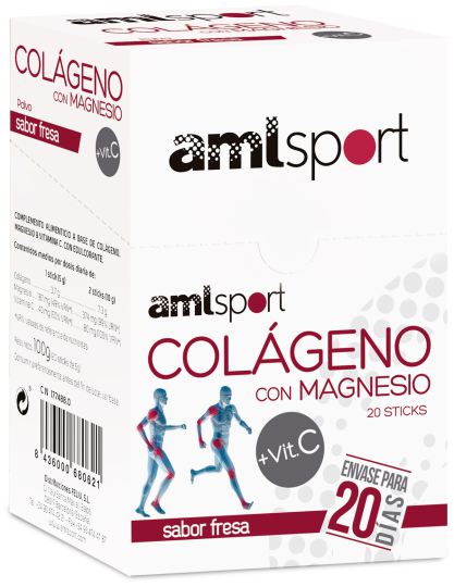 Kollagen + Magnesium + Vitamin C 20 Sticks Kollagen + Magnesium + Vitamin C 20 Sticks