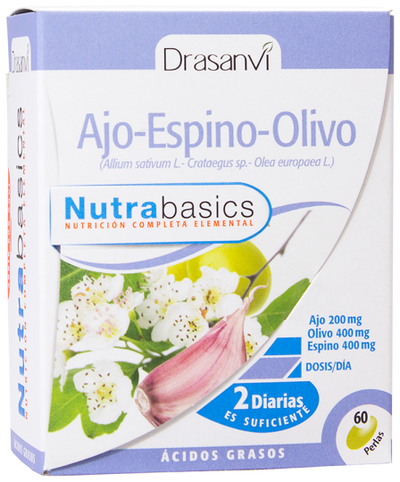 Nutrabasics - Knoblauch - Weißdorn - Olive Nutrabasics - Knoblauch - Weißdorn - Olive