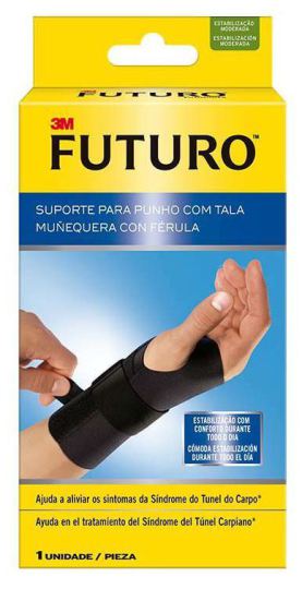 Muñequera Negra Mit Justierbarer Ferula Muñequera Negra Mit Justierbarer Ferula