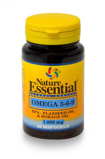 Omega 3-6-9 1000 Milligramm 30 Perlen Natur unerlässlich