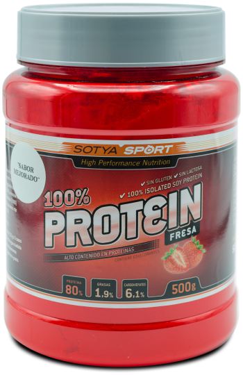Soy Protein 100% Strawberry 500 gr Soy Protein 100% Strawberry 500 gr