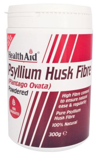 Fiber Psyllium Cascara 300gr. Health Aid Fiber Psyllium Cascara 300gr. Health Aid