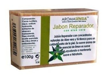Reparaturseife Aloe & Weißer Tee 100 gr Reparaturseife Aloe & Weißer Tee 100 gr