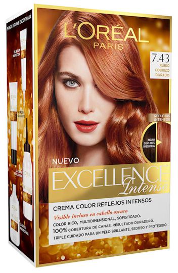 Excellence Intense Haarfarbe 8,34 Goldenes Hellblond Excellence Intense Haarfarbe 8,34 Goldenes Hellblond