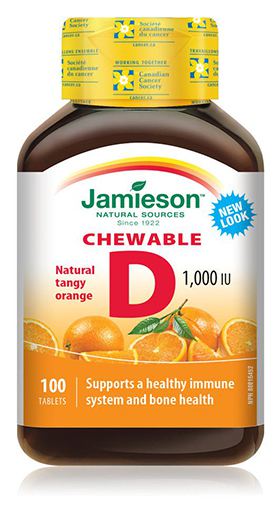 Vitamin D 1000 IE 25Mg.100 Comp.masticables Vitamin D 1000 IE 25Mg.100 Comp.masticables