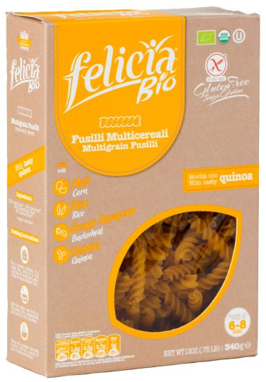 Pasta Fusilli Multiceriali 340 gr Pasta Fusilli Multiceriali 340 gr