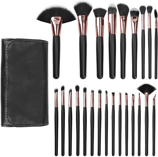Schwarze Make-up Pinsel Set 24 Stück Schwarze Make-up Pinsel Set 24 Stück