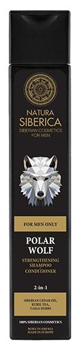 Natura Siberica Polar Wolf 2-in-1 St&auml;rkendes Pflegeshampoo 250 ml