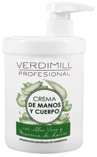 Crema hidratante profesional con aloe vera 1000 ml Crema hidratante profesional con aloe vera 1000 ml